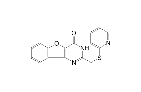 2-[(2-pyridinylsulfanyl)methyl][1]benzofuro[3,2-d]pyrimidin-4(3H)-one