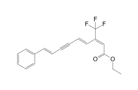 Ethyl (2E,4E,8E)-3-(trifluoromethyl)-9-phenylnona-2,4,8-trien-6-yn-1-oate