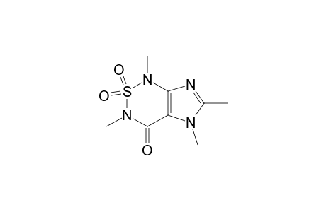 Imidazo[4,5-c][1,2,6]thiadiazin-4(3H)-one, 1,5-dihydro-1,3,5,6-tetramethyl-, 2,2-dioxide