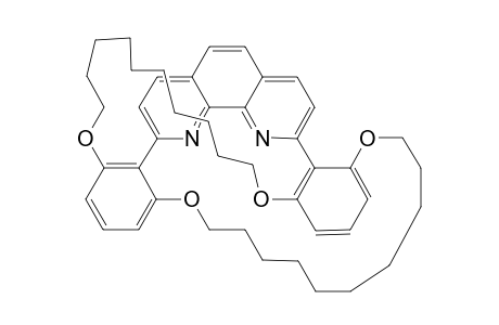 2,13,15,26-Tetraoxa-1,14(1,3,2)-dibenzena-27(2,9)-1,10-phenanthrolinabicyclo[12,12,1]heptacosaphane