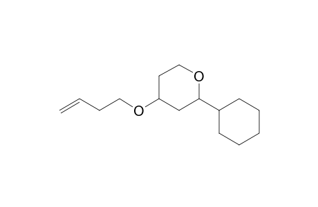 (+-)-4-(but-3-en-1-yloxy)-2-cyclohexyltetrahydro-2H-pyran
