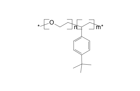Poly(oxyethylene)-b-poly(4-tert-butylstyrene), 2:1