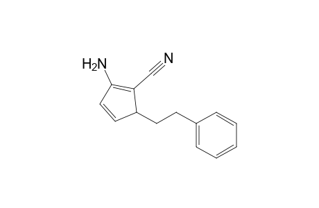 2-Amino-1-cyano-5-(2-phenylethyl)-1,3-cyclopentadiene
