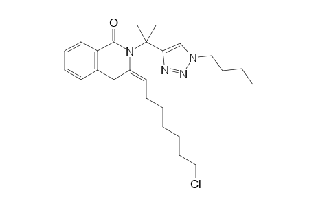 (E)-2-[2-(1-n-Butyl-1H-1,2,3-triazol-4-yl)propan-2-yl]-3-(7-chloroheptylidene)-3,4-dihydroisoquinolin-1(2H)-one