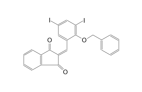 2-[2-(benzyloxy)-3,5-diiodobenzylidene]-1H-indene-1,3(2H)-dione