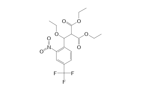 DIETHYL-2-ETHOXY-2-[2-NITRO-4-(TRIFLUOROMETHYL)-PHENYL]-ETHANE-1,1-DICARBOXYLATE