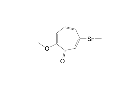2-Methoxy-6-trimethylstannylcyclohepta-2,4,6-trien-1-one