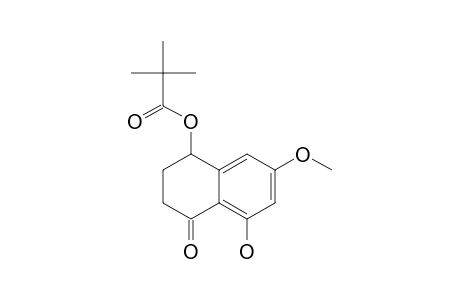 2,2-DIMETHYL-PROPIONIC-ACID-5-HYDROXY-7-METHOXY-4-OXO-1,2,3,4-TETRAHYDRONAPTHALEN-1-YLESTER