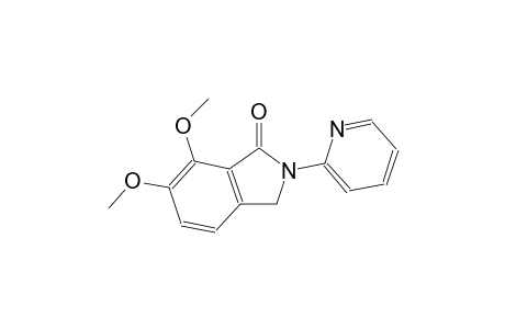 6,7-dimethoxy-2-(2-pyridinyl)-1-isoindolinone