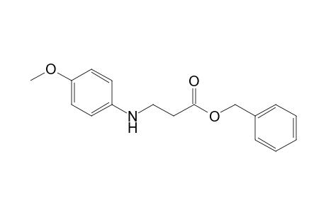 (phenylmethyl) 3-[(4-methoxyphenyl)amino]propanoate