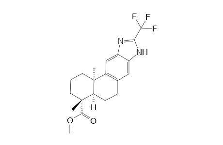 (4R,4aR,11bR)-4,11b-dimethyl-9-(trifluoromethyl)-2,3,4a,5,6,8-hexahydro-1H-naphtho[1,2-f]benzimidazole-4-carboxylic acid methyl ester