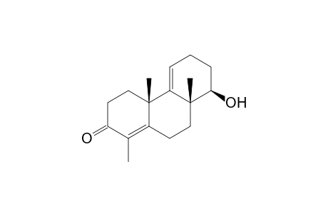 (+)-(4aS,8R,8aR)-8-Hydroxy-1,4a,8a-trimethyl-4,4a,6,7,8,8a,9,10-octahydrophenanthren-2(3H)-one