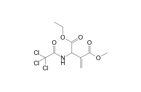1-Ethyl 4-methyl 2-(trichloroacetylamino)-3-methylenebutanedioate