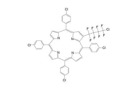 2-(4-CHLOROOCTAFLUOROBUTYL)-5,10,15,20-TETRAKIS-(4-CHLOROPHENYL)-PORPHYRIN