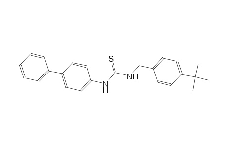 4-({[(4-tert-butylbenzyl)amino]carbothioyl}amino)-1,1'-biphenyl