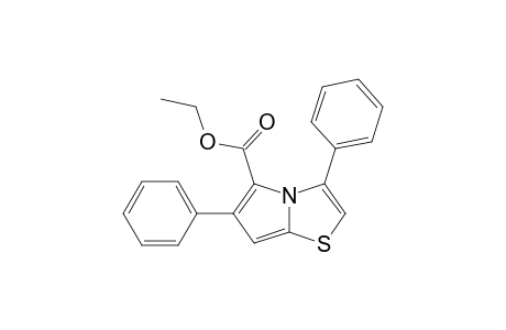 Ethyl 3,6-diphenylpyrrolo[2,1-b]-[1,3]thiazole-5-carboxylate