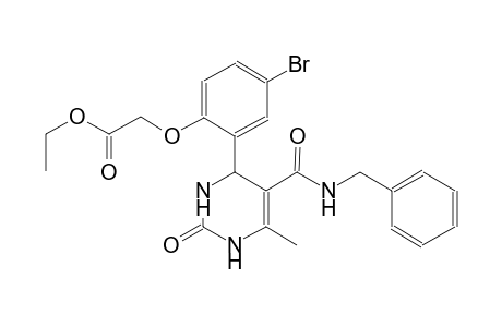 ethyl (2-{5-[(benzylamino)carbonyl]-6-methyl-2-oxo-1,2,3,4-tetrahydro-4-pyrimidinyl}-4-bromophenoxy)acetate