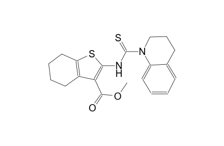 methyl 2-[(3,4-dihydro-1(2H)-quinolinylcarbothioyl)amino]-4,5,6,7-tetrahydro-1-benzothiophene-3-carboxylate