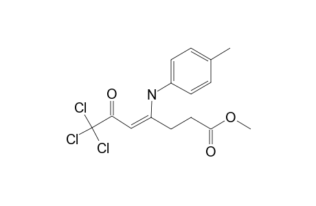 METHYL-7,7,7-TRICHLORO-4-PARA-TOLYLAMINO-6-OXO-4-HEPTENOATE