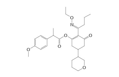 Benzeneacetic acid, 4-methoxy-alpha-methyl-, 2-[1-(ethoxyimino)butyl]-3-oxo-5-(tetrahydro-2H-pyran-3-yl)-1-cyclohexen-1-yl ester