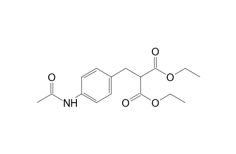 (p-acetamidobenzyl)malonic acid, diethyl ester