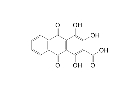 2-Anthracenecarboxylic acid, 9,10-dihydro-1,3,4-trihydroxy-9,10-dioxo-