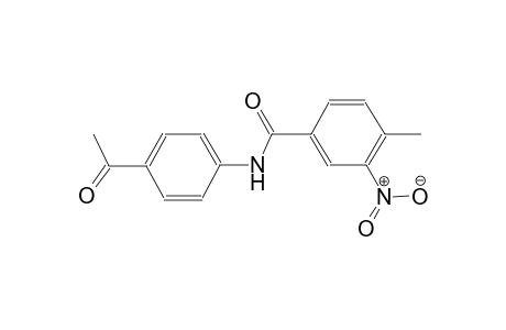 N-(4-acetylphenyl)-4-methyl-3-nitrobenzamide