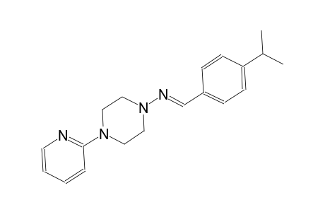 1-piperazinamine, N-[(E)-[4-(1-methylethyl)phenyl]methylidene]-4-(2-pyridinyl)-