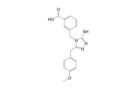 benzoic acid, 3-[[3-mercapto-5-[(4-methoxyphenyl)methyl]-4H-1,2,4-triazol-4-yl]methyl]-