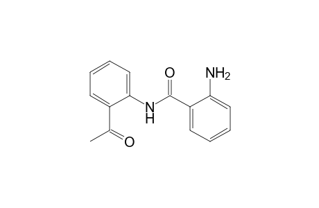 Benzamide, N-(2-acetylphenyl)-2-amino-