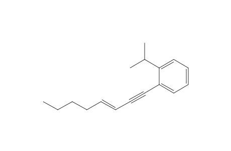(E)-1-(2-Isopropylphenyl)oct-3-en-1-yne