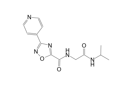 1,2,4-oxadiazole-5-carboxamide, N-[2-[(1-methylethyl)amino]-2-oxoethyl]-3-(4-pyridinyl)-