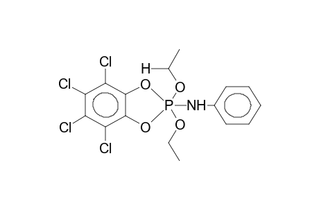 2,2-DIETHOXY-2-PHENYLAMINO-4,5-TETRACHLOROBENZO-1,3,2-DIOXAPHOSPHOLANE