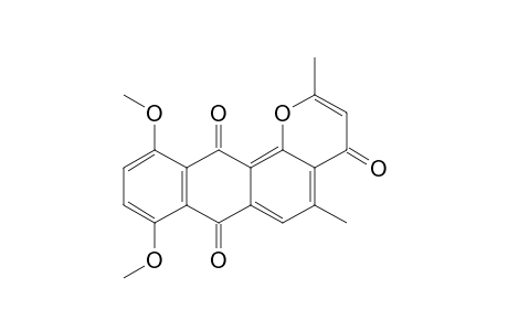 8,11-Dimethoxy-2,5-dimethyl-1-oxabenzo[a]anthracene-4,7,12-trione