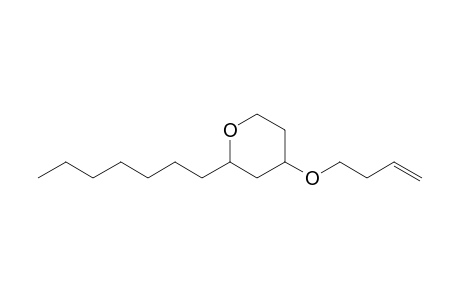(+-)-4-(but-3-en-1-yloxy)-2-heptyltetrahydro-2H-pyran
