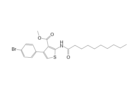 methyl 4-(4-bromophenyl)-2-(decanoylamino)-3-thiophenecarboxylate