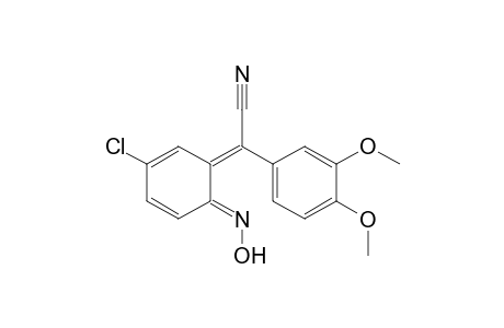 [3-Chloro-6-(hydroximino)cyclohexa-2,4-dien-1-ylidene](3,4-dimethoxyphenyl)acetonitrile