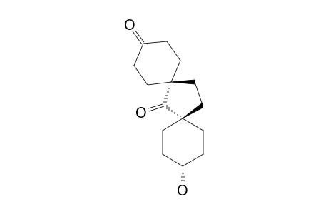 CIS-11-HYDROXY-DISPIRO-[5.1.5.2]-PENTADECA-3,7-DIONE