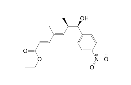 (2E,4E,6R,7R)-Ethyl 7-Hydroxy-4, 6-dimethyl-7-(4-nitrophenyl)hepta-2,4-dienoate