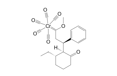 PENTACARBONYL-[(3R)-1-METHOXY-3-PHENYL-3-[(1S,6S)-2-ETHYL-6-OXOCYCLOHEXYL]-PROPYLIDENE]-CHROMIUM