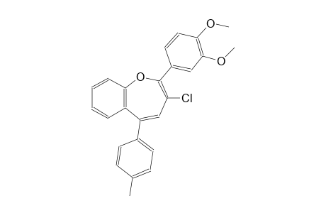 3-chloro-2-(3,4-dimethoxyphenyl)-5-(4-methylphenyl)-1-benzoxepin
