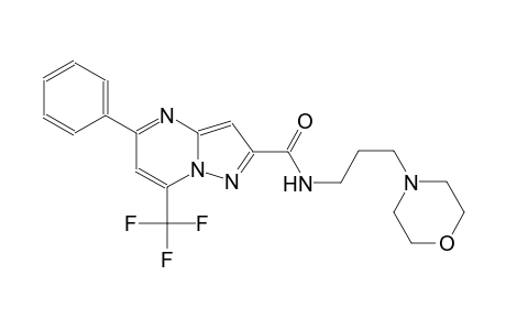 N-[3-(4-morpholinyl)propyl]-5-phenyl-7-(trifluoromethyl)pyrazolo[1,5-a]pyrimidine-2-carboxamide