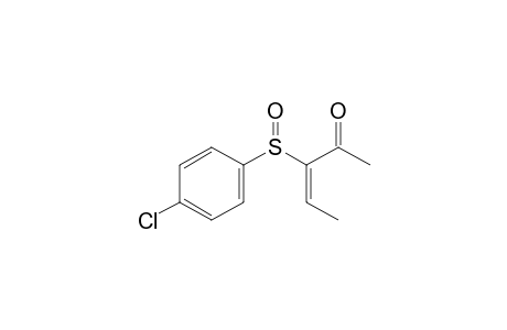 (E)-3-(4-chlorophenyl)sulfinyl-3-penten-2-one