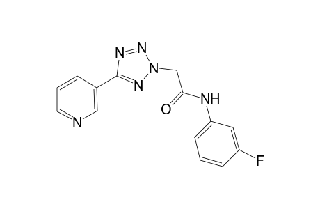 2H-1,2,3,4-Tetrazole-2-acetamide, N-(3-fluorophenyl)-5-(3-pyridinyl)-