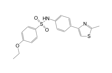 benzenesulfonamide, 4-ethoxy-N-[4-(2-methyl-4-thiazolyl)phenyl]-