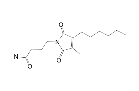 4-(3-Hexyl-4-methyl-2,5-dioxopyrrol-1-yl)butanamide