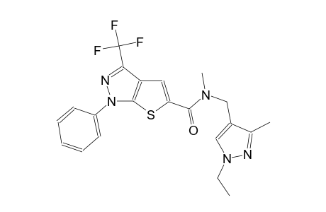 1H-thieno[2,3-c]pyrazole-5-carboxamide, N-[(1-ethyl-3-methyl-1H-pyrazol-4-yl)methyl]-N-methyl-1-phenyl-3-(trifluoromethyl)-