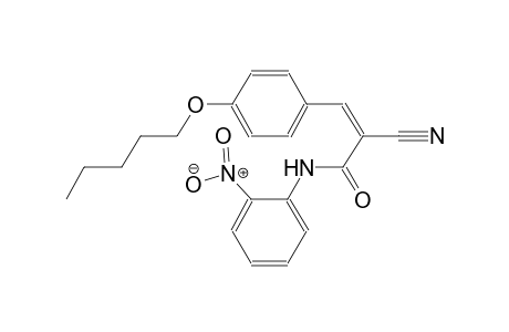 (2Z)-2-cyano-N-(2-nitrophenyl)-3-[4-(pentyloxy)phenyl]-2-propenamide