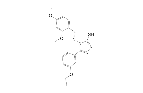 4-{[(E)-(2,4-dimethoxyphenyl)methylidene]amino}-5-(3-ethoxyphenyl)-4H-1,2,4-triazole-3-thiol