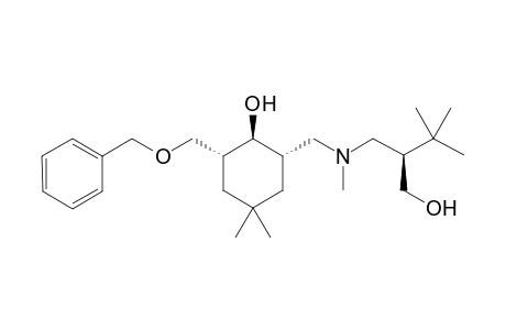 (1S,2R,6S)-2-(benzoxymethyl)-6-[[[(2R)-3,3-dimethyl-2-methylol-butyl]-methyl-amino]methyl]-4,4-dimethyl-cyclohexanol
